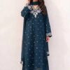 Beautiful Pezwaan DHK-709 Luxury Winter Dhanak Suit with Embroidered Trousers