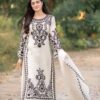 Asim Jofa DHK-706 Winter Dhanak Embroidered 3 Piece Suit Front View