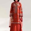 Heavy embroidered sleeves and front dhanak suit DHK-716