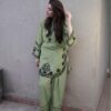 Batik DN-361 Pure Dhanak 2 Piece Heavy Embroidered Winter Suit for Ladies