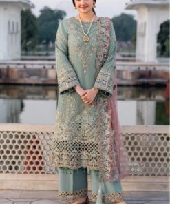 Imrozia IM-991 Chiffon Embroidered Suit with AddaWork for Pakistani Weddings