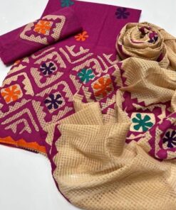 Abu Hurairah Fabrics exclusive women's khaddar winter collection featuring heavy front embroidery 