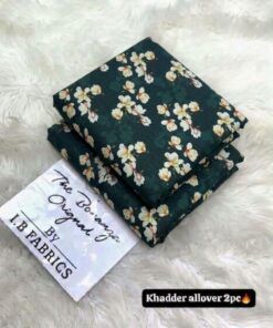 2PC Unstitched Khaddar Fabric BK-026 discounted price Pakistan from Abu Hurairah Fabrics 