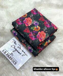 Digital Printed Khaddar Dress BK-042 on sale in Pakistan at Abu Hurairah Fabrics 