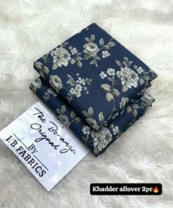 Digital Printed Khaddar Dress BK-028 available at discount in Pakistan by Abu Hurairah Fabrics 