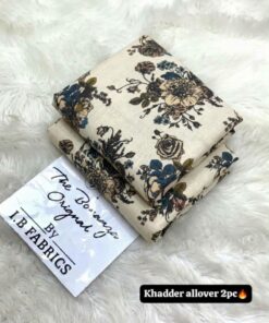 Digital Printed Khaddar Dress BK-063 buy online Pakistan at Abu Hurairah Fabrics 