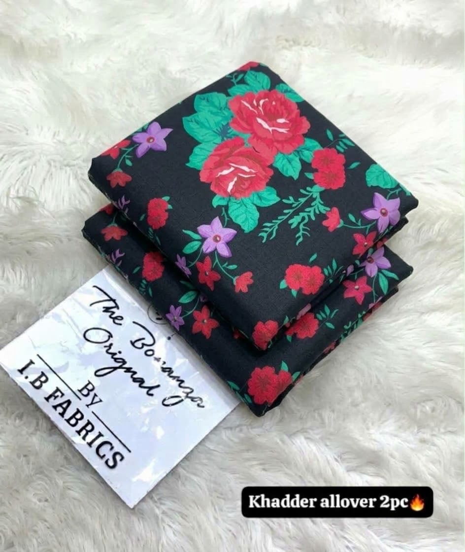 Bonanza Khaddar 2 Piece Digital Printed Allover Collection BK-034