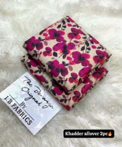 Printed Allover Khaddar Design BK-047 buy online Pakistan at Abu Hurairah Fabrics 