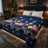 Washable soft fleece AC room blanket by Abu Hurairah Fabrics