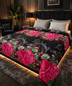 Color fast soft fleece AC blanket for double size beds 