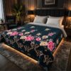 Premium 81x90 inches soft fleece bedding for summer nights 