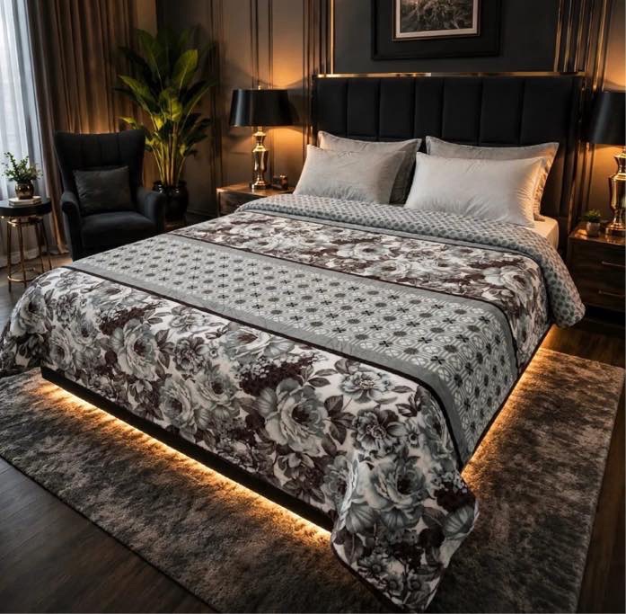 Easy washable double bed size AC blanket premium fleece