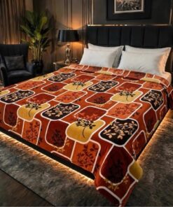 Comfortable double king size AC room blanket 81x90 inches 