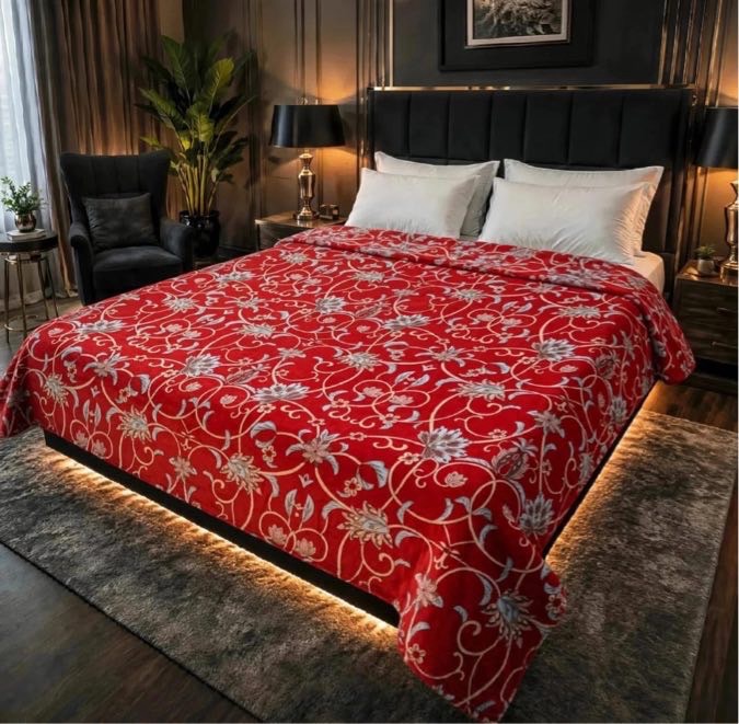 Abu Hurairah Fabrics double king size AC blanket elegant design