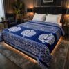 Beautiful soft fleece summer blanket by Abu Hurairah Fabrics 