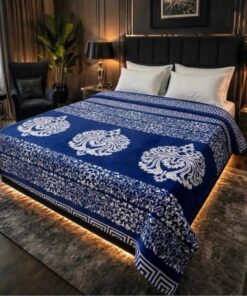 Beautiful soft fleece summer blanket by Abu Hurairah Fabrics 