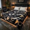 Lightweight double bed soft fleece AC blanket elegant style