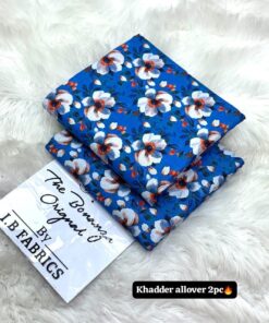 Digital Printed Khaddar Dress BK-067 discounted price Pakistan by Abu Hurairah Fabrics 