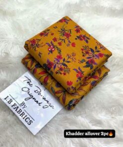 Digital Printed Khaddar Dress BK-036 on sale in Pakistan from Abu Hurairah Fabrics 
