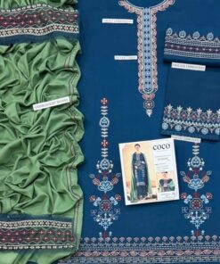 Classic Zara Shahjahan DHK 742 3 Piece Heavy Embroidered Dress 
