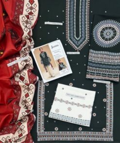 Stylish Zara Shahjahan DHK 739 Unstitched Dhanak Suit for Ladies 