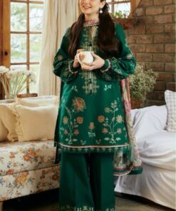 Zara Shahjahan DHK 736 Luxury Embroidered Winter Collection Suit 
