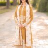 Zara Shahjahan DHK 723 Heavy Embroidered Dhanak Winter Suit Front View 