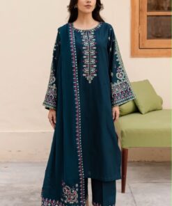 Zara Shahjahan DHK 741 Dhanak Suit with Beautiful Pashmina Shawl 