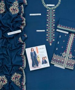 Zara Shahjahan DHK 743 Winter Collection Ladies Suit Front Design 