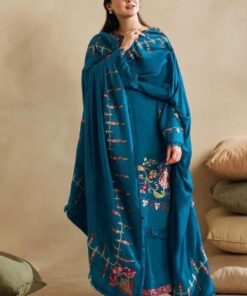 Luxurious Zara Shahjahan DHK 744 Unstitched Dhanak Winter Outfit 