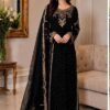 Haris Shakeel HS-996 fully heavy embroidered luxury chiffon suit front and back