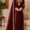Haris Shakeel HS-995 luxury chiffon heavy embroidered 3 piece suit with spangle work