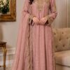 Haris Shakeel HS-994 designer chiffon party wear suit with dyed malai trouser