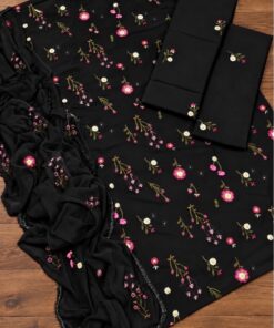 BR-127 Hit Design Winter Dhanak Fabric Shirt and Sleeves Embroidery 