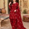 BR-131 3-Piece Unstitched Embroidered Dhanak Winter Collection Suit