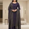 Abu Hurairah Fabrics exclusive winter check dress featuring a Khaddi Susi unstitched dupatta.