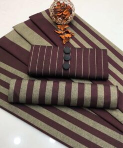 Traditional Multani Khaddi Susi 3 piece winter check dress design PR-125 in unstitched form. 