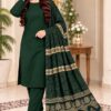 New ladies winter Dhanak Marina 3 piece unstitched suit by Abu Hurairah Fabrics 