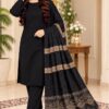 High-quality acrylic pashmina shawl with plain Dhanak Marina suit PR-132 