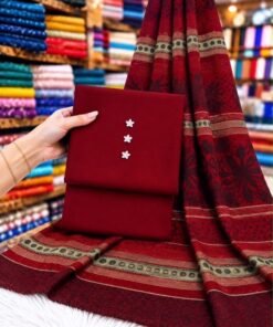 Warm and cozy winter unstitched collection by Abu Hurairah Fabrics 
