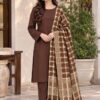 Beautifully draped acrylic pashmina wool shawl of a 3 piece winter suit 