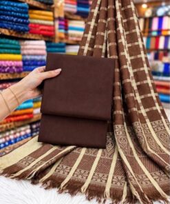 Dhanak Marina plain unstitched fabric shirt and trouser in winter colors 