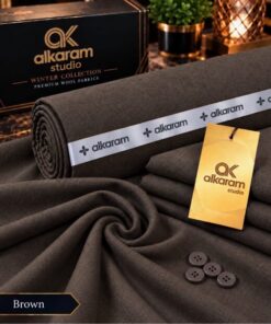 Soft Finish Alkaram Winter Suit Men Abu Hurairah Fabrics 