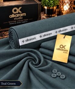 Alkaram Pure Wool Warm Unstitched Suit For Men Pakistan 