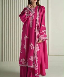 Elegant Pakistani Winter Dress Unstitched Dhanak Fabric Collection 