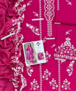 Luxury Winter Unstitched 3 Piece Suit for Ladies by Abu Hurairah Fabrics 