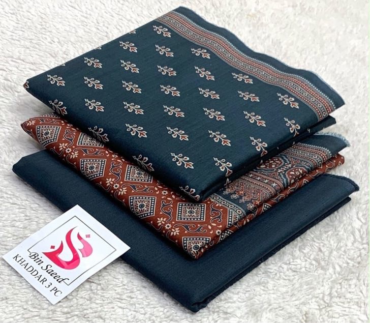 Bin Saeed Khaddar Luxury Winter Wardrobe Ladies 3 Piece Suit Collection