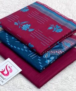 Bin Saeed Khaddar Stylish Unstitched Ladies 3 Piece Suit Outfit