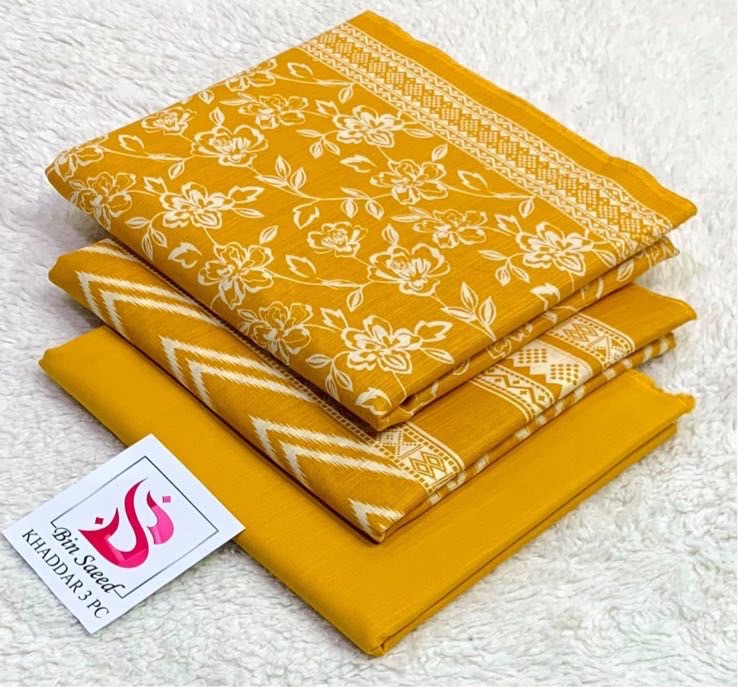 Bin Saeed Khaddar Boutique Style Ladies 3 Piece Suit by Abu Hurairah Fabrics