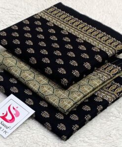 Bin Saeed Khaddar Graceful Pakistani Ladies 3 Piece Suit Ensemble